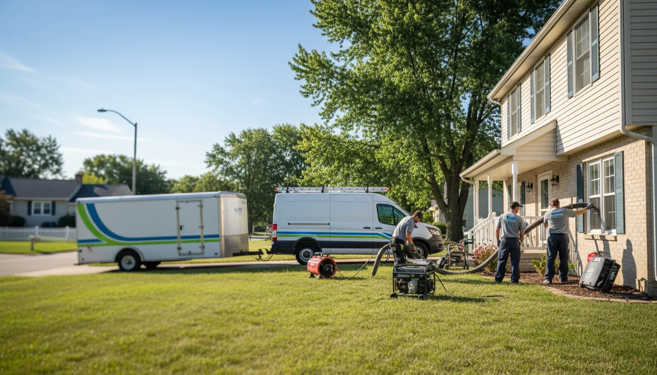 Flooded Basement Restoration And Cleanup With Repair in Sun City, KS near me